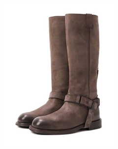 Сапоги из нубука Pantanetti