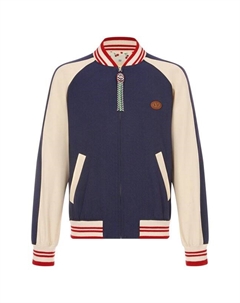 Бомбер из шерсти и хлопка Valentino