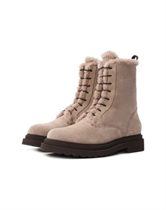 Замшевые ботинки Brunello cucinelli