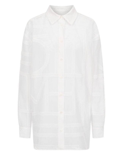 Рубашка из хлопка и шелка Toteme