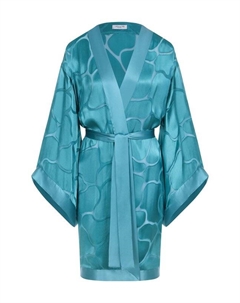 Халат из вискозы и шелка Luna di seta