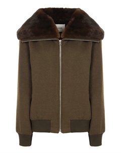 Бомбер с отделкой из норки Yves salomon