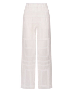 Брюки из хлопка и шелка Toteme