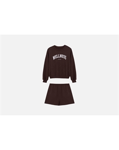 Пижама с шортами Шоколадная M мл Mark formelle