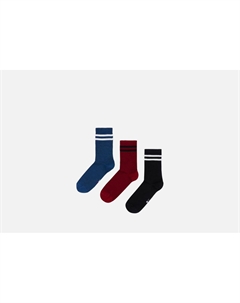 Набор носков Черные, вишневые, джинсовые 3 пар Mark formelle