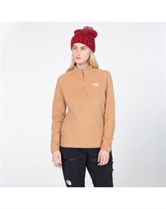 Женская флисовая кофта 100 Glacier 1/4 Zip Almond Butter The north face