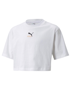 Подростковая короткая футболка GRL Cropped Tee Puma