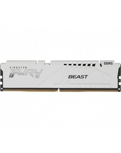 Оперативная память Kingston DDR5 DIMM FURY Beast White EXPO 32Gb, 5200Mhz, [KF552C36BWE-32] CL36