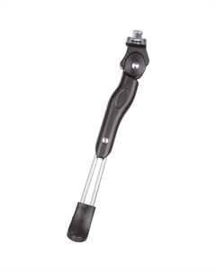 Подножка велосипедная A24-29C2, 24-29" регулируемая, центральная, серебристо-черная, 5-430851 M-wave