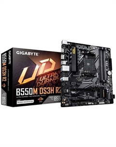 Материнская плата Gigabyte B550M DS3H R2 (AM4, mATX)