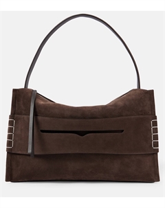 Лофер большая замшевая сумка-тоут, коричневый Jw anderson