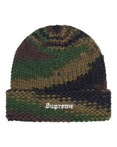 Бейсболка Gradient Spacedye Beanie SS24 'Olive', оливкого-зеленый Supreme