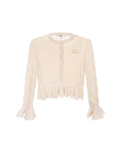 Кардиган из хлопка и шерсти Chloe