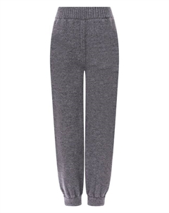 Джоггеры из шерсти и кашемира Msgm