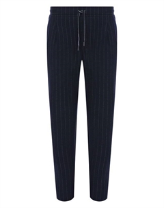 Брюки из шерсти и хлопка Capobianco