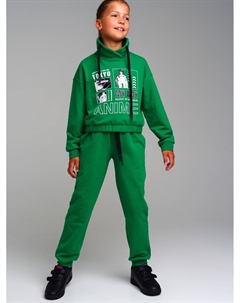 Комплект трикотажный для девочек: толстовка, брюки Playtoday tween