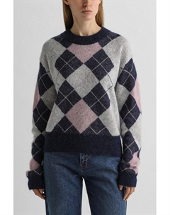 Джемпер с узором ромбами Hugo