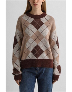 Джемпер с узором ромбами Hugo