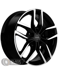 Литой диск KHW1708 6.5x17/5x114.3 D66.1 ET45, Черные Khomen wheels