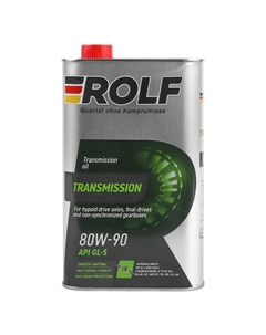Масло трансмиссионное Transmission SAE 80W-90 API GL-5 1 л 9333305 Rolf