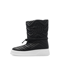 Ботинки женские Logo-quilted, черный Gucci