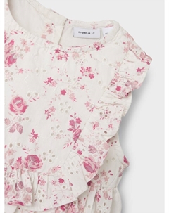 Платье NMFFEMBRODER, белый Name it