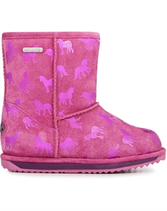Ботинки Brumby Rainbow Unicorn — детские, розовый Emu australia