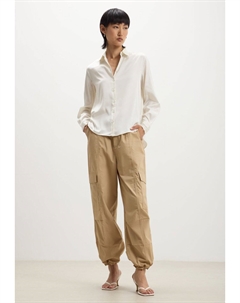 Брюки-карго PARACHUTE IN TWILL, бежевый Calliope