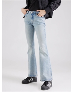 Расклешенные джинсы FLAME, синий деним Weekday