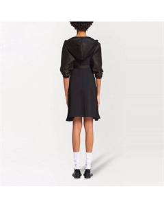 Платье с длинными рукавами женское черное Prada