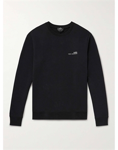 Хлопковая толстовка с логотипом, черный A.p.c.