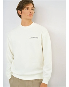 Свитшот с принтом, Белый Ostin