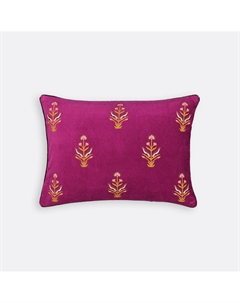 Чехол на подушку из вельвета Dylis розовый La redoute interieurs