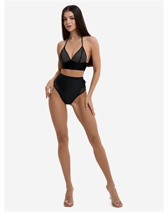 Купальник раздельный : Monro Swimsuit "Black Mesh", Черный Bona fide