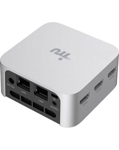 Неттоп iRU Planio 115 Intel N100, LPDDR5 16ГБ, 512ГБ(SSD), Intel UHD Graphics, без операционной системы, серебристый Iru