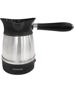 Кофеварка STS6053, электрическая турка, черный / серебристый Starwind