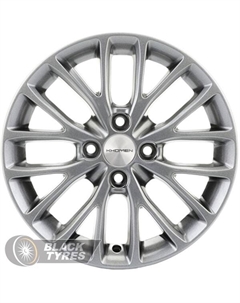 Литой диск KHW1506 6x15/4x100 D60.1 ET37, Серебристые Khomen wheels