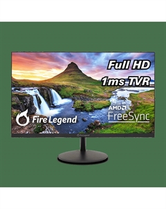 Монитор 23.8" 24SA2Yb VA, 1920x1080 (16:9), 250кд/м2, 4мс, 178°/178°, FreeSync, VGA, HDMI, черный (UM.QS2EE.Y05) Aopen