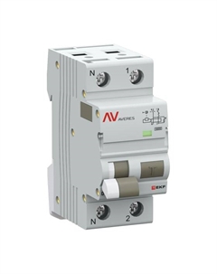 Выключатель автоматический EKF DVA-6 AVERES 1P+N 25А B 6кА (rcbo6-1pn-25B-30-ac-av) Ekf