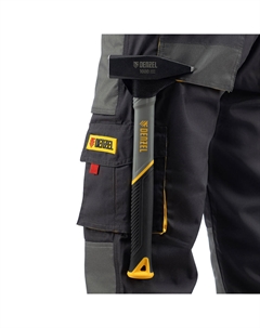 Брюки рабочие 52-54 рост 184-188 см темно-серые Denzel