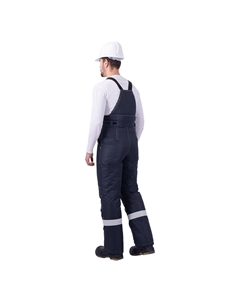 Костюм рабочий мужской утепленный Старатель 52-54 рост 182-188 см темно-синий/васильковый Гк спецобъединение