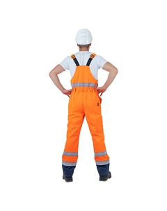 Костюм мужской сигнальный Брайт 52-54 рост 182-188 см оранжевый Гк спецобъединение