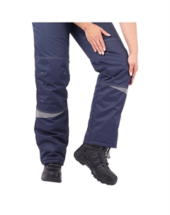 Костюм рабочий женский утепленный КМ-10 44-46 рост 158-164 см темно-синий/васильковый Гк спецобъединение