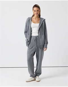 Вязаные брюки балоны серого цвета 2mood