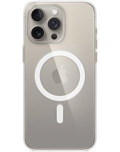 Чехол MagSafe для iPhone 15 Pro Max, поликарбонат, прозрачный Apple