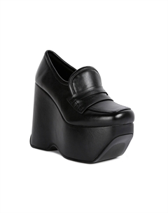 Лоферы на танкетке Gilliam, черный Rag & co