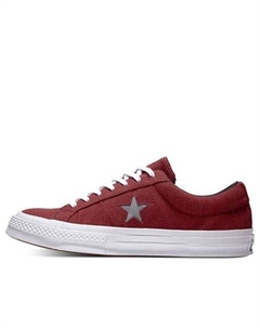 Кроссовки one star ox 'dark burgundy', красный Converse
