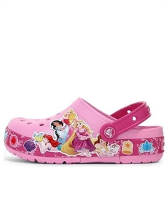 Кроссовки fun lab princess band light clogs 'pink', розовый Crocs