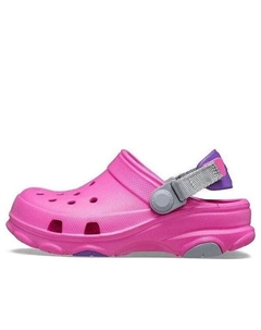 Кроссовки classic all-terrain clogs 'electric pink', розовый Crocs