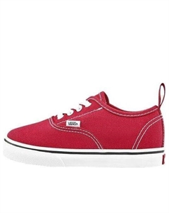 Кроссовки authentic elastic lace 'racing red', красный Vans